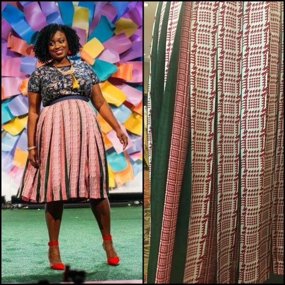 NWT LULAROE ELEGANT MADISON SKIRT PINK ‎ METALLIC SHIMMER SIZE LARGE VHTF